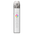 Geekvape Sonder Q2 E-Zigarette in silber mit transparentem Mundstück und buntem Logo.
