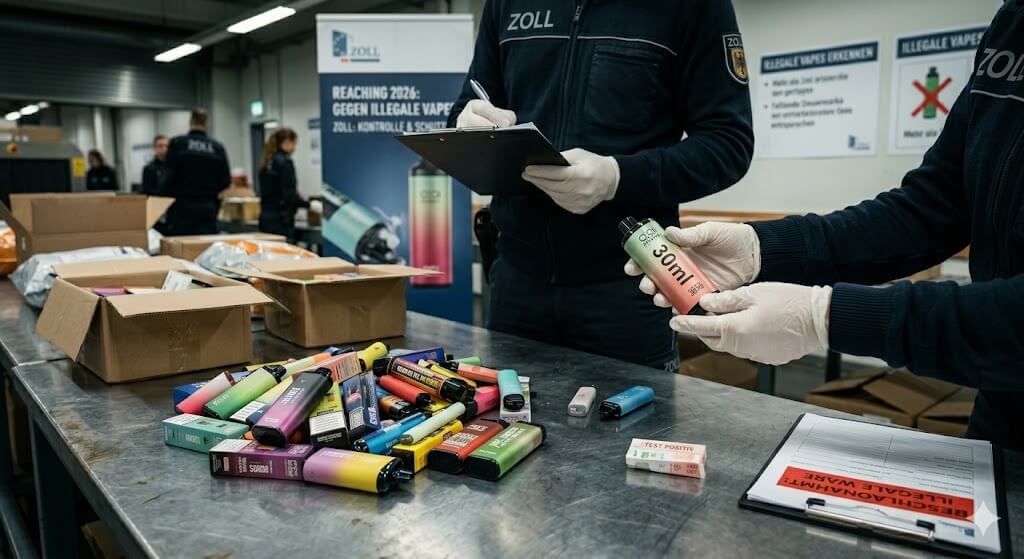 Illegale Vapes erkennen 2026: Schwarzmarkt-Gefahren & E-Zigarette Sicherheit