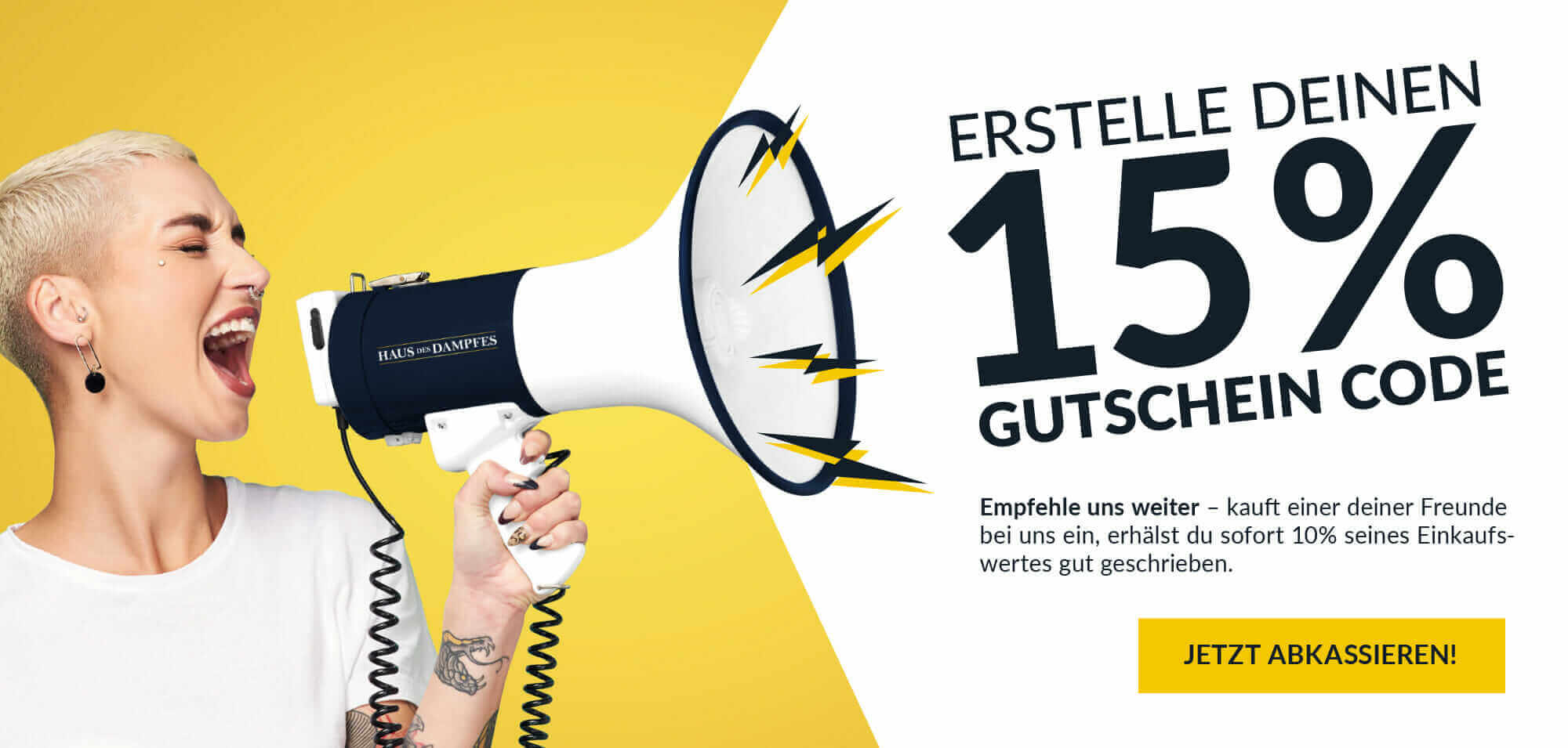 Das Haus des Dampfes Partnerprogramm - Freunde empfehlen und abkassieren! - Haus des Dampfes