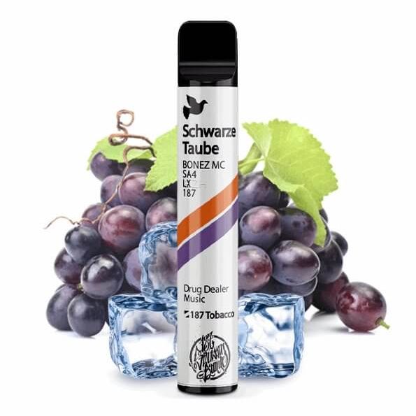 187 Strassenbande - Einweg E - Zigarette - Schwarze Taube - 20 mg/ml - Haus des Dampfes