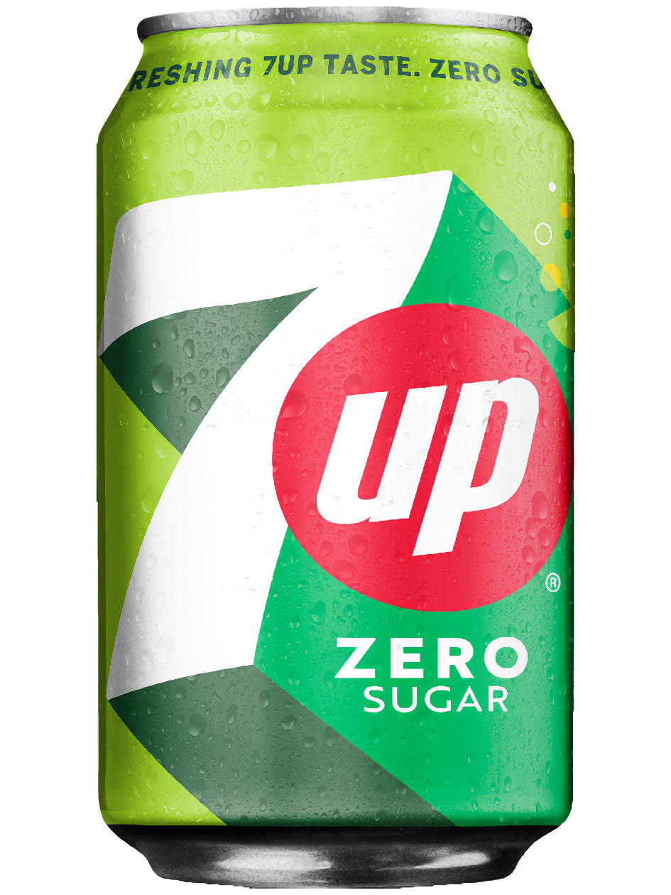 Seven Up Lemon & Lime Zero EU 330 ml — Produktbild