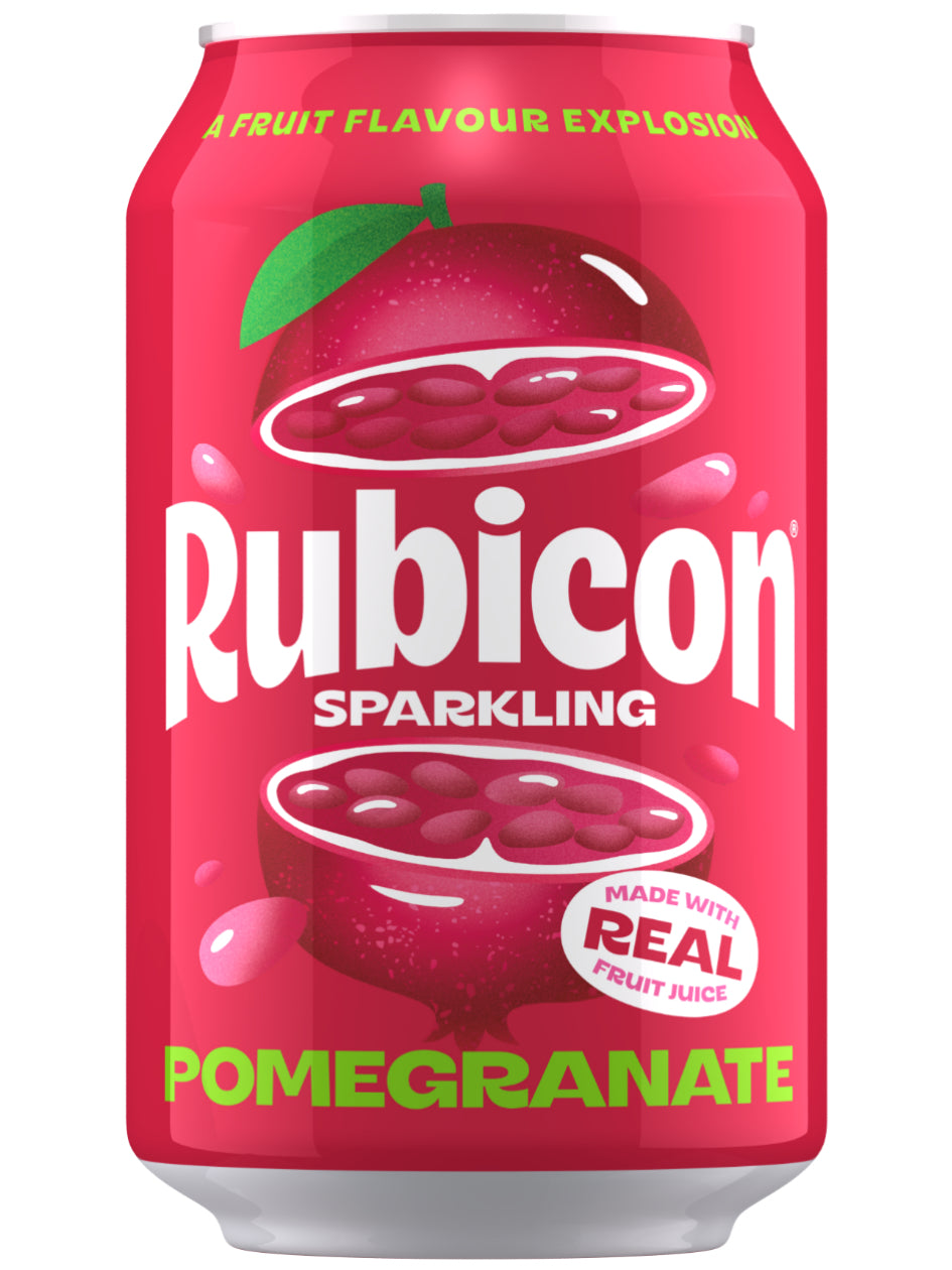 Rubicon Sparkling Pomegranate EU 330 ml — Produktbild