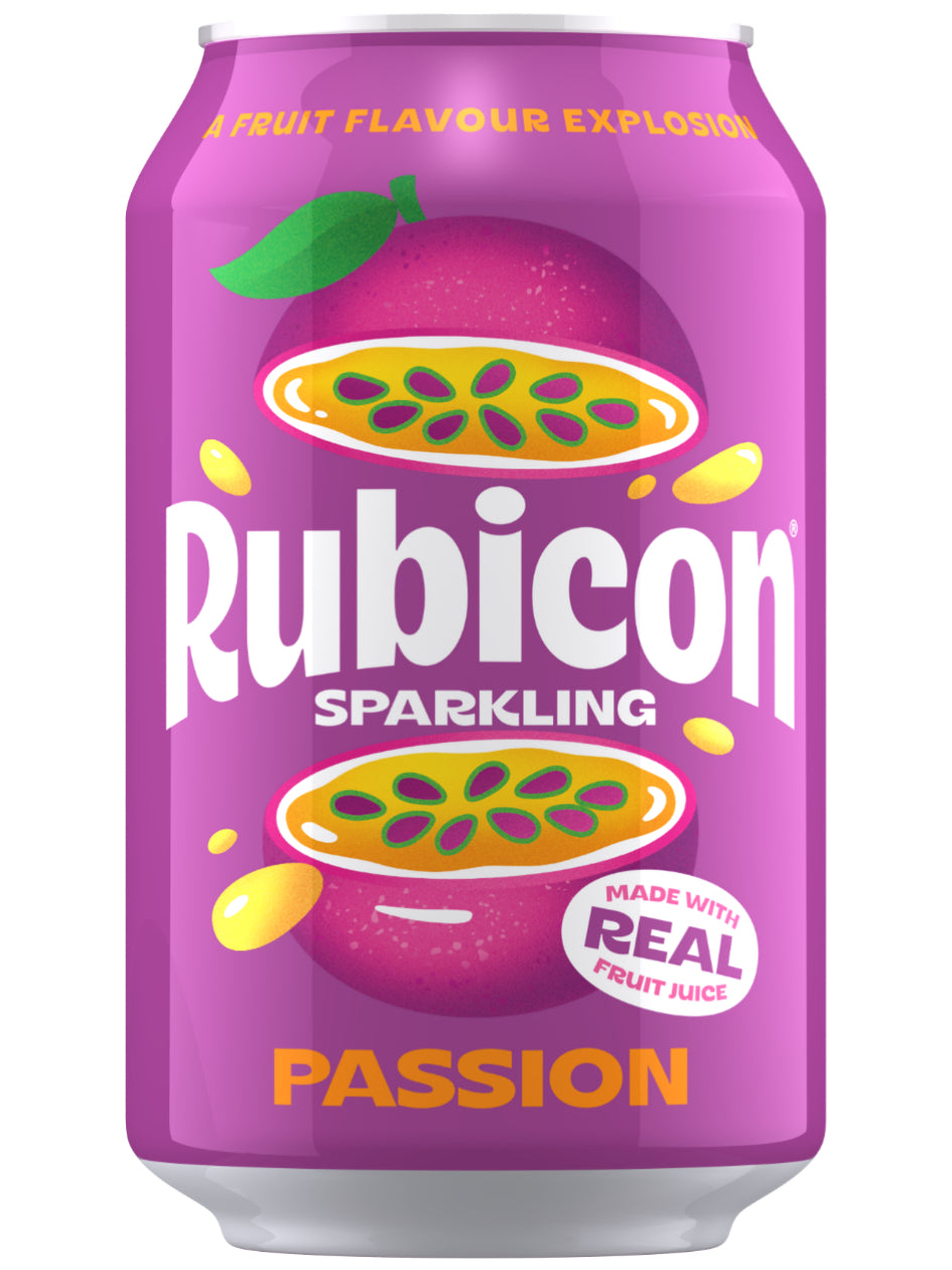 Rubicon Sparkling Passion EU 330 ml — Produktbild