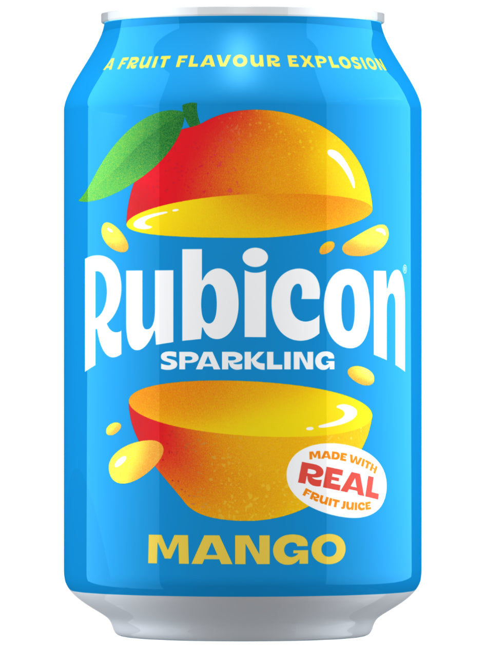 Rubicon Sparkling Mango EU 330 ml — Produktbild