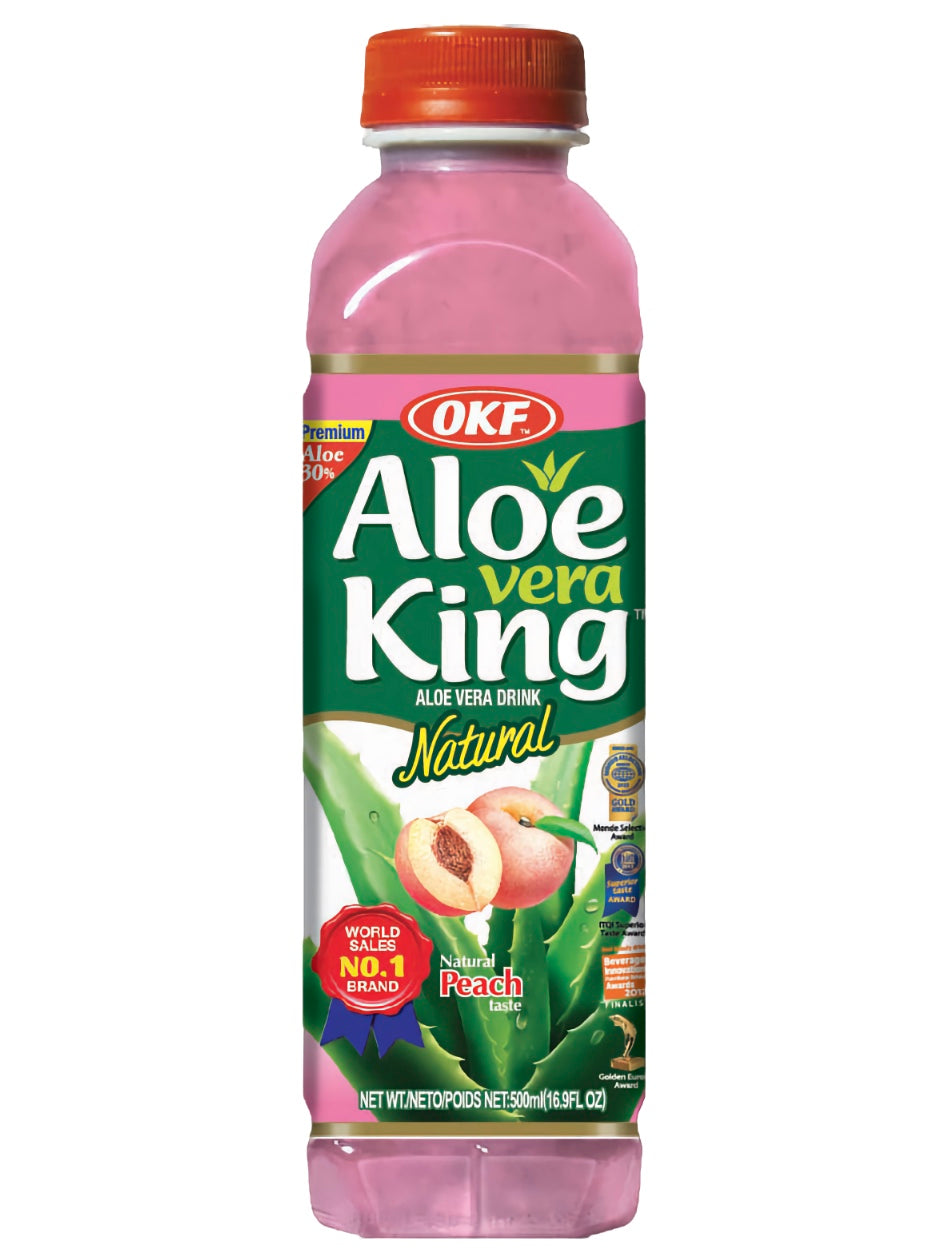 Aloe Vera King OKF Peach 500 ml — Produktbild