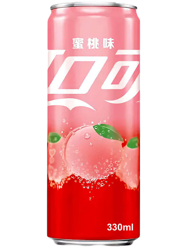 Coca-Cola Peach (China) 330 ml — Produktbild