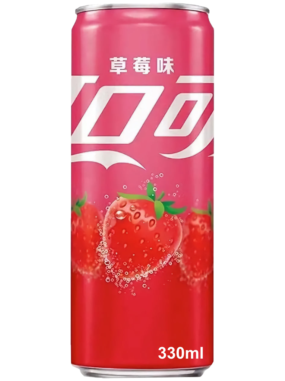 Coca-Cola Strawberry (China) 330 ml — Produktbild