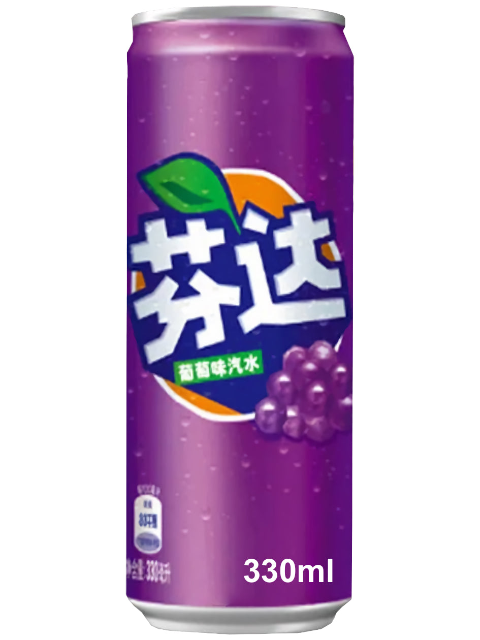 Fanta Grape (China) 330 ml — Produktbild