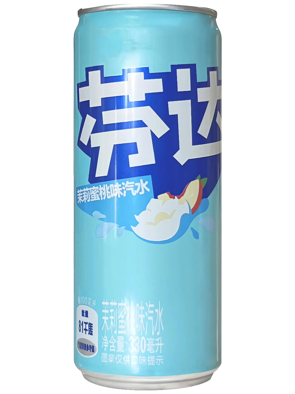 Fanta Jasmin Peach (China) 330 ml — Produktbild