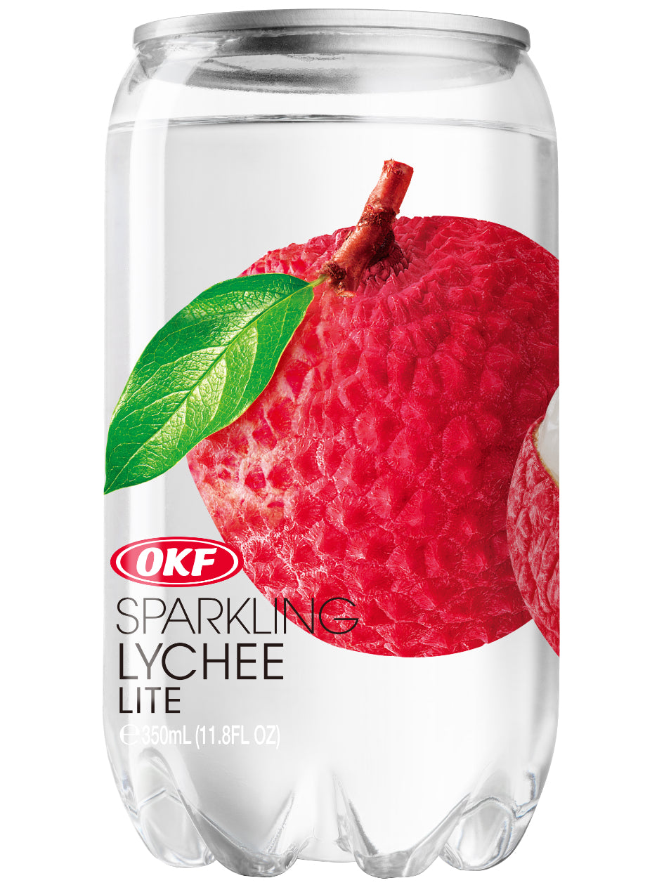 OKF Sparkling Lychee 350 ml — Produktbild
