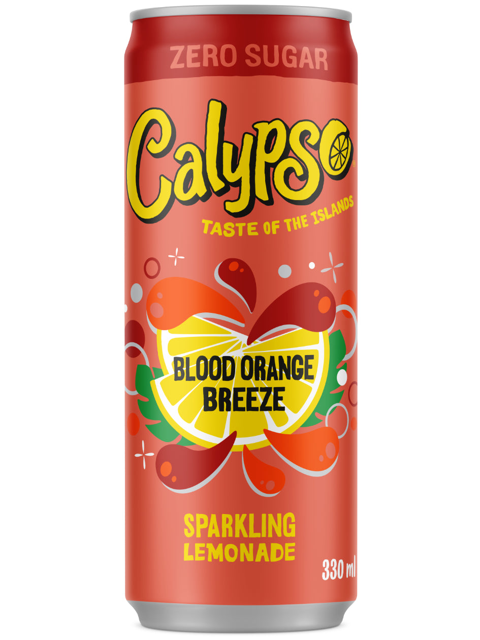 Calypso Blood Orange Breeze 330 ml Pfand 0,25 — Produktbild