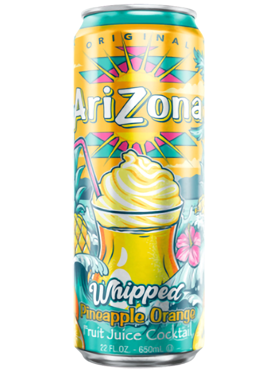 AriZona 650 ml Whipped Pineapple Orange Juice Cocktail — Produktbild