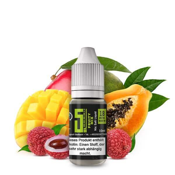 5 ELEMENTS - Fruity Mix - Nikotinsalz Liquid 10 ml - Haus des Dampfes