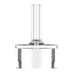 Chubby Gorilla 10 ml Leerflasche mit schmaler Einfüllhilfe und transparenter Detailansicht.