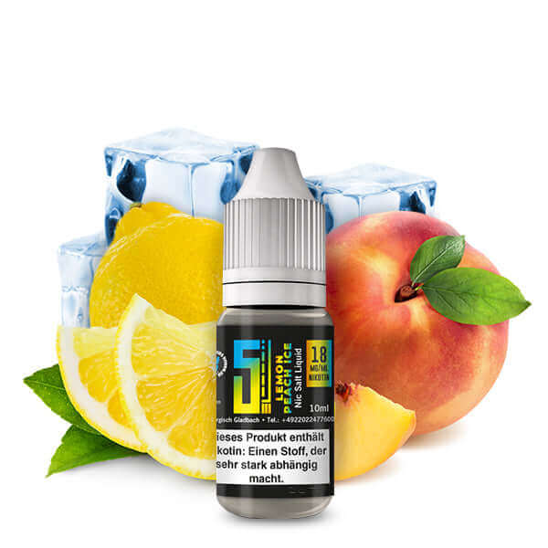 5Elements - Lemon Peach Ice - Nic Salt - 10 ml - Haus des Dampfes