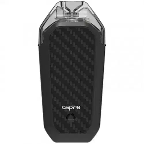Aspire AVP AIO Pod Kit with carbon fiber design, user-friendly auto-draw vape device.