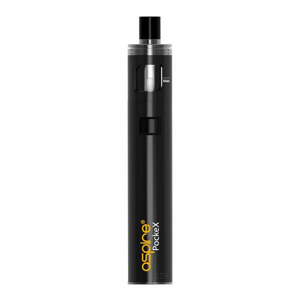 Aspire - PockeX Kit Die PockeX E-Zigarette ist ein All-In-One Gerät, wo der Akku und der Clearomizer/Verdampfer miteinander fest verbunden sind. Der Akku hat eine Kapazität von 1500 mAh und kann über das mitgelieferte USB-Ladekabel geladen werden. Der Cle
