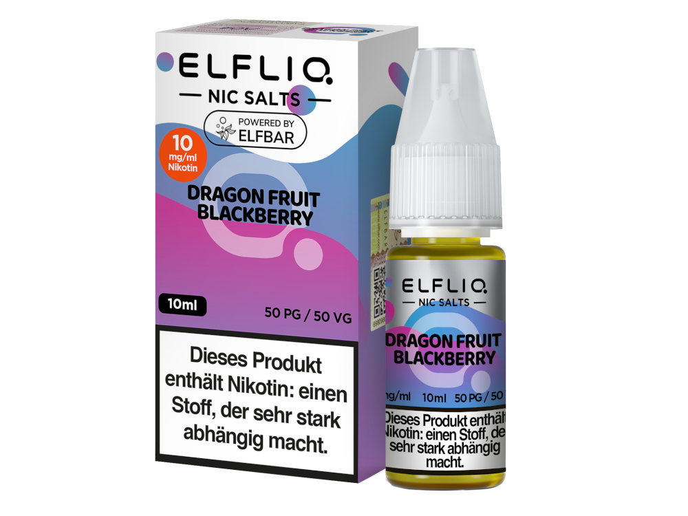 ELFLIQ - Dragon Fruit Blackberry - Nikotinsalz Liquid 10ml