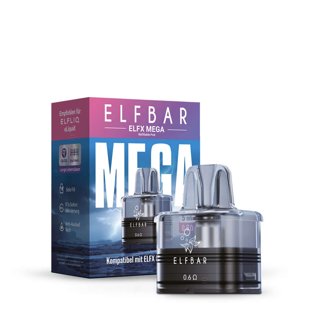 Elfbar - ELFX Mega Pod Tank Verdampfer 5 ml
