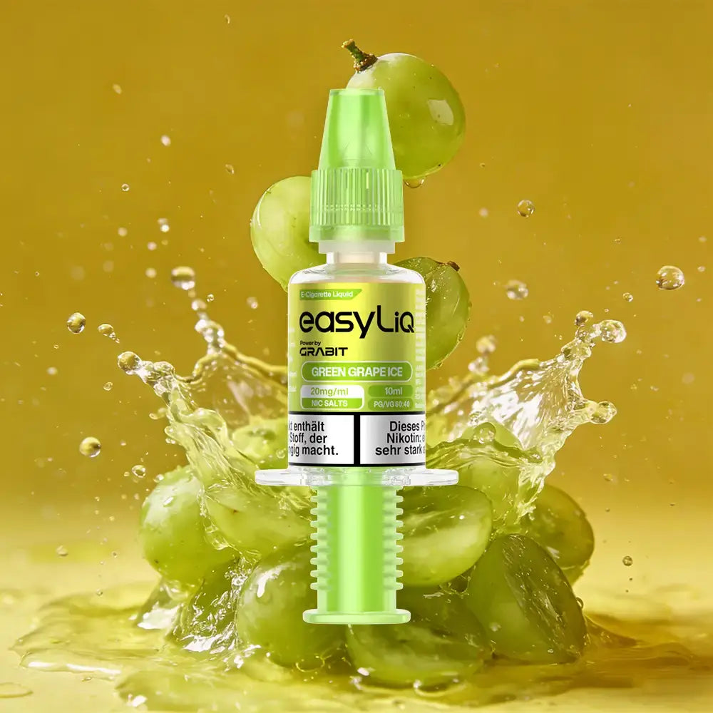 GRABIT - easyLIQ - Green Grape Ice - Nikotinsalz - 10ml