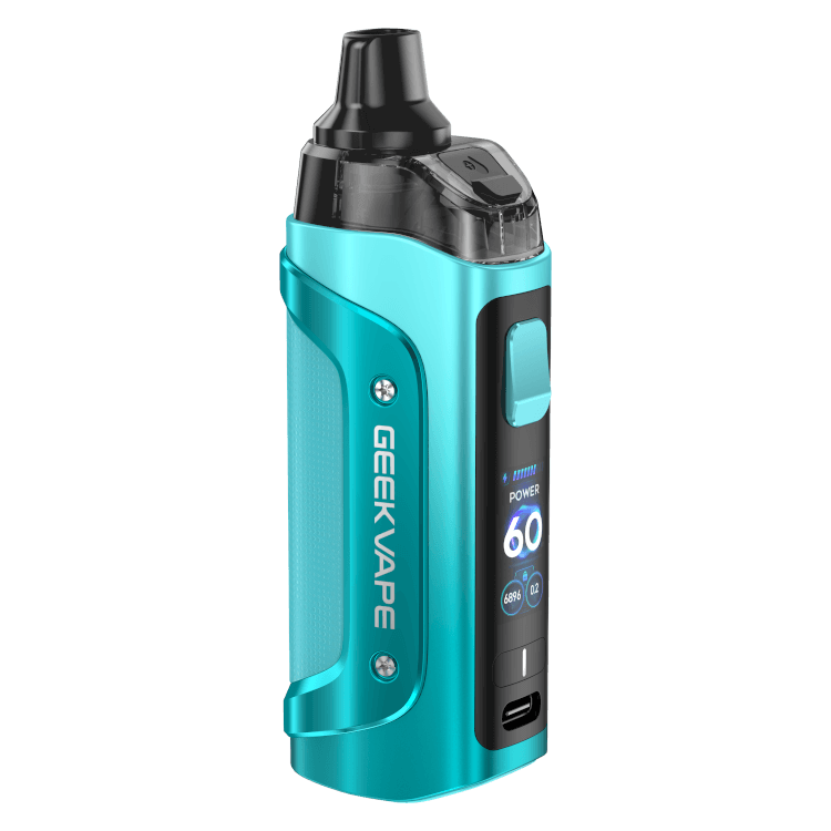 GeekVape Aegis Boost 3 E-Zigaretten-Set in Blau, robuster Design mit leistungsstarker Technologie und 60 Watt.