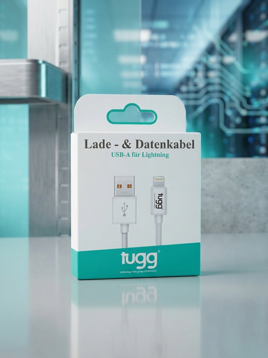 tugg - USB-A auf Lightning - Lade-&Datenkabel