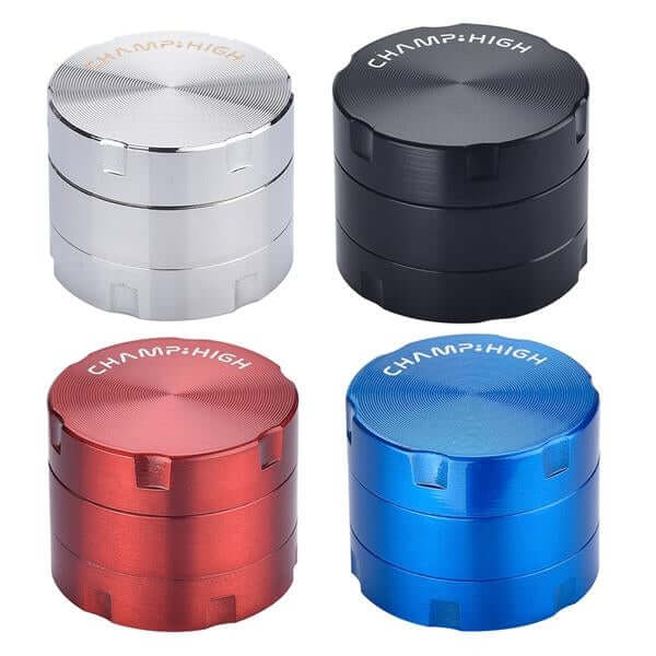 Aluminium Grinder/Pollinator 3-part 30mm, 24mm hoch "MINI" – Produktfoto