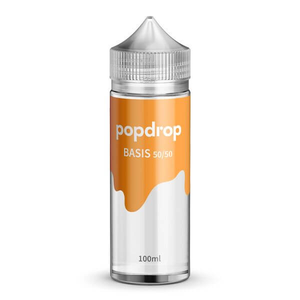 Popdrop - Base 50/50 - 100 ml (ohne Nikotin) Basisliquid (auch Basis oder Base) ist die Bezeichnung für ein Liquid ohne Aroma und Nikotin, sie wird mit Aromen vermengt, um ein Liquid mit Geschmack zu kreieren. Basisliquid ist für gewöhnlich fast geschmack