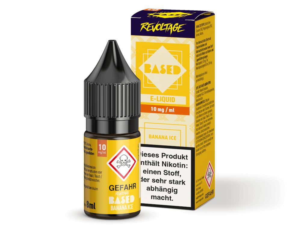 REVOLTAGE BASED - Banana Ice - Nikotinsalz (Hybrid) - 8ml