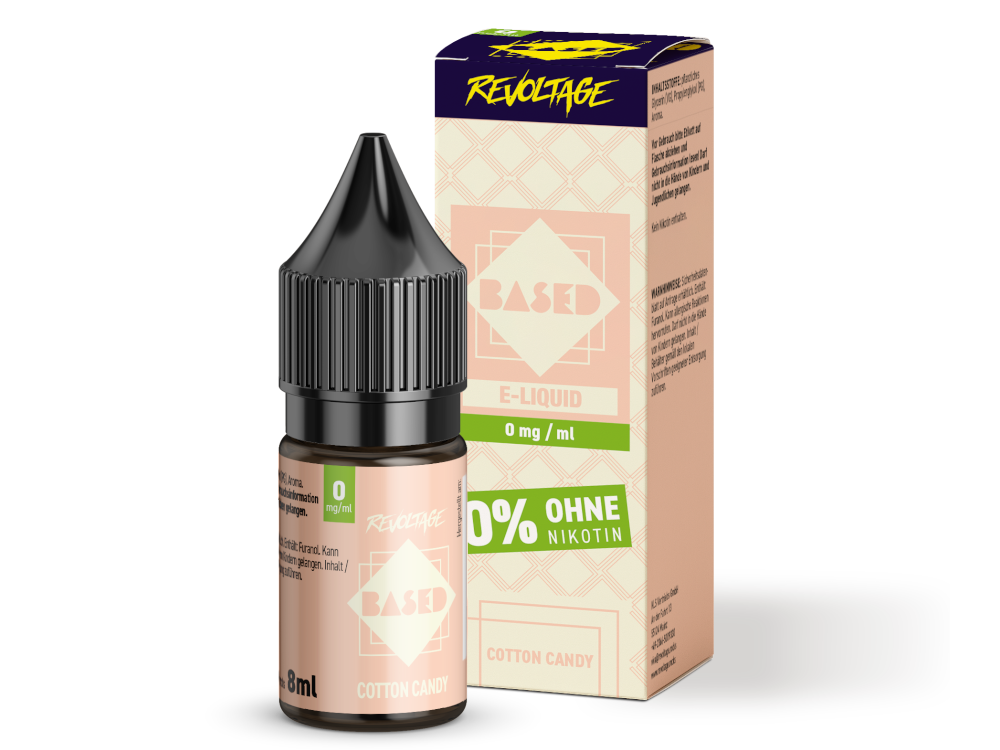 REVOLTAGE BASED - Cotton Candy - Nikotinsalz (Hybrid) - 8ml