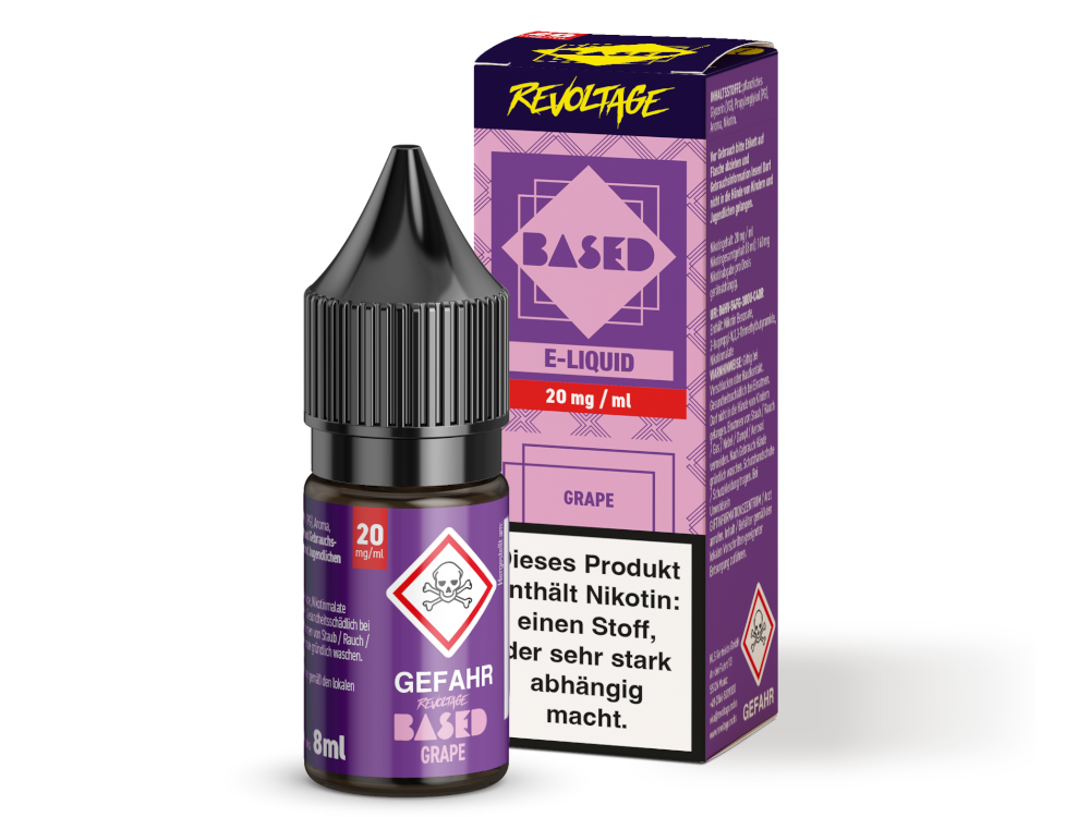 REVOLTAGE BASED - Grape - Nikotinsalz (Hybrid) - 8ml
