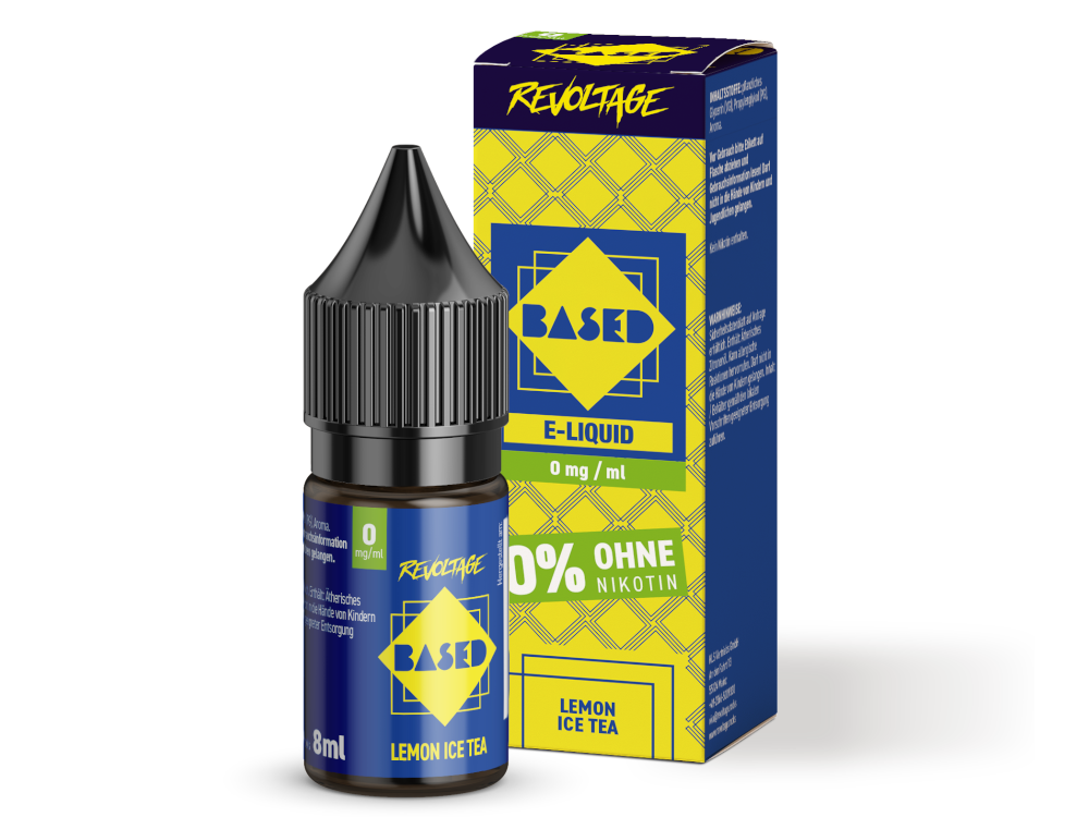 REVOLTAGE BASED - Lemon Ice Tea - Nikotinsalz (Hybrid) - 8ml