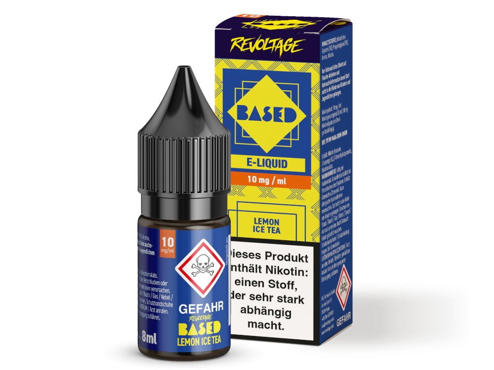 REVOLTAGE BASED - Lemon Ice Tea - Nikotinsalz (Hybrid) - 8ml
