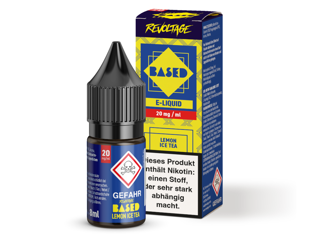 REVOLTAGE BASED - Lemon Ice Tea - Nikotinsalz (Hybrid) - 8ml