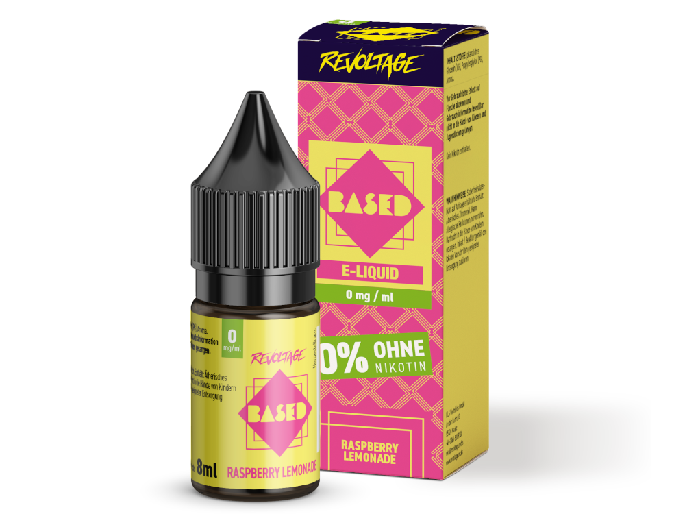 REVOLTAGE BASED - Raspberry Lemonade - Nikotinsalz (Hybrid) - 8ml
