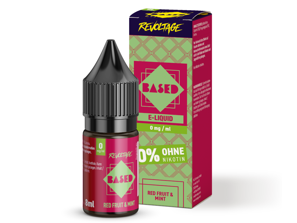 REVOLTAGE BASED - Red Fruit & Mint - Nikotinsalz (Hybrid) - 8ml