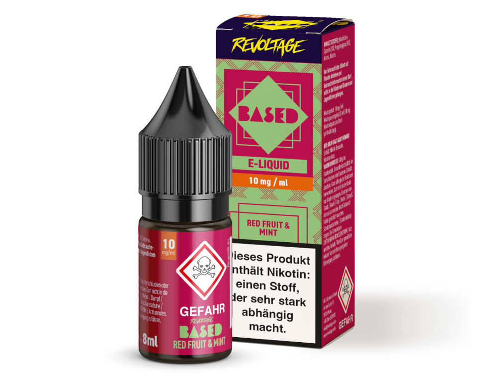 REVOLTAGE BASED - Red Fruit & Mint - Nikotinsalz (Hybrid) - 8ml