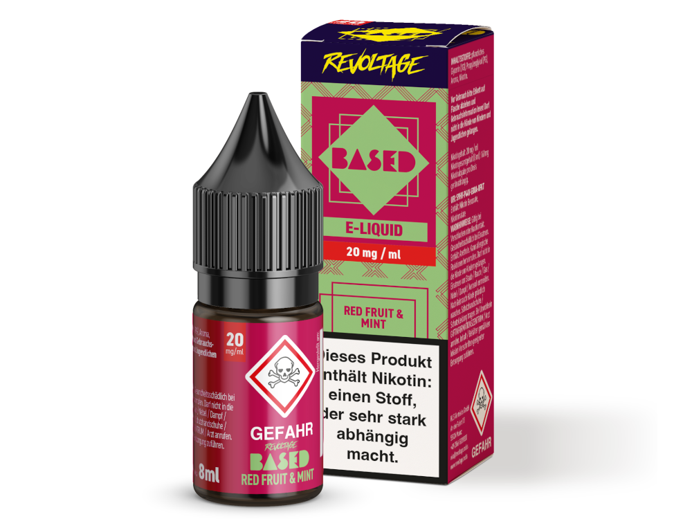 REVOLTAGE BASED - Red Fruit & Mint - Nikotinsalz (Hybrid) - 8ml