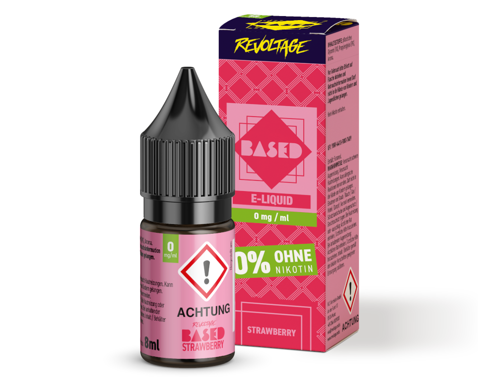 REVOLTAGE BASED - Strawberry - Nikotinsalz  (Hybrid) - 8ml
