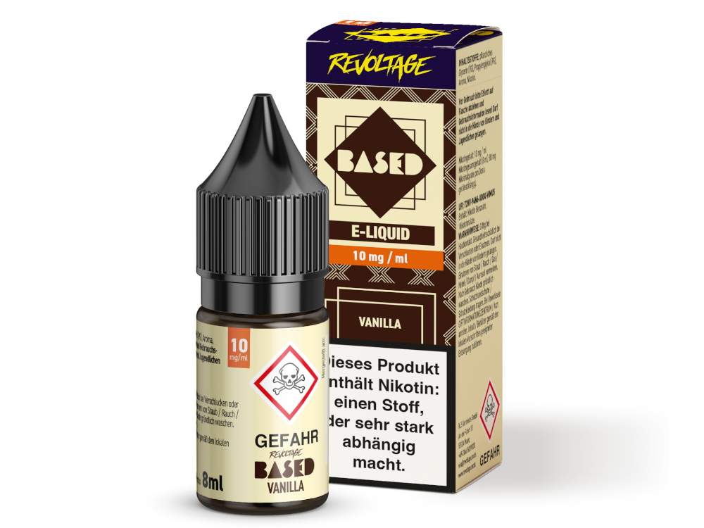 REVOLTAGE BASED - Vanilla - Nikotinsalz (Hybrid) -8ml