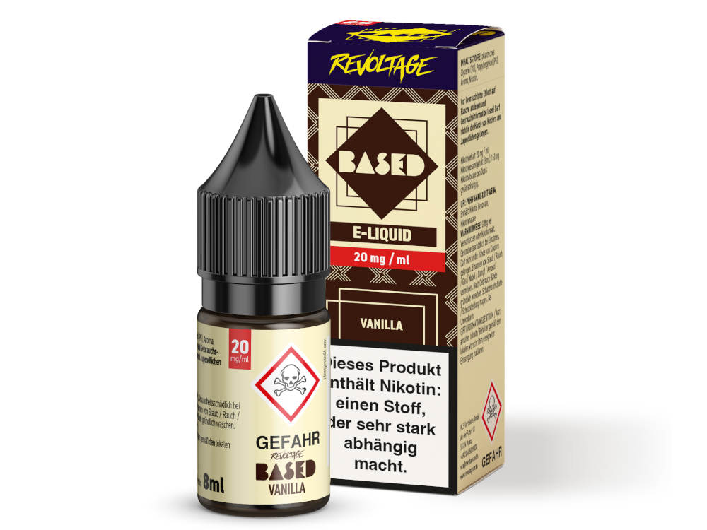 REVOLTAGE BASED - Vanilla - Nikotinsalz (Hybrid) -8ml