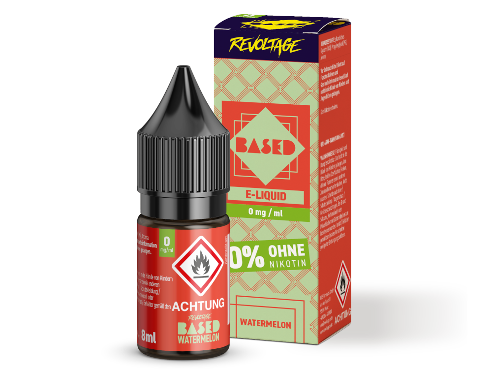 REVOLTAGE BASED - Watermelon - Nikotinsalz (Hybrid) - 8ml