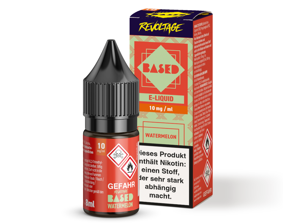 REVOLTAGE BASED - Watermelon - Nikotinsalz (Hybrid) - 8ml
