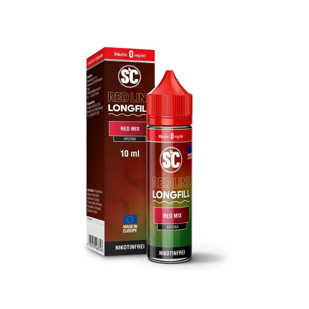SC - Red Line - Red Mix Aroma Longfill 10 ml – Aroma Flasche Produktfoto