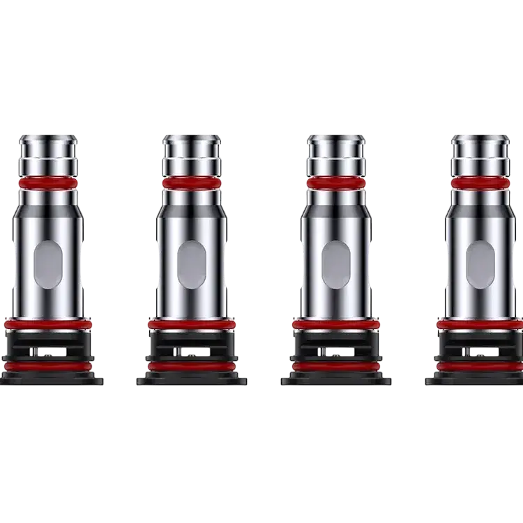 Uwell Crown X Verdampferköpfe im 4er Pack, 0,3 Ohm und 0,6 Ohm, ideal für direktes Lungeninhalieren.