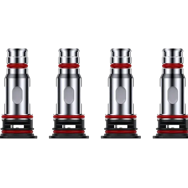 Uwell Crown X Verdampferköpfe im 4er Pack, 0,3 Ohm und 0,6 Ohm, ideal für direktes Lungeninhalieren.