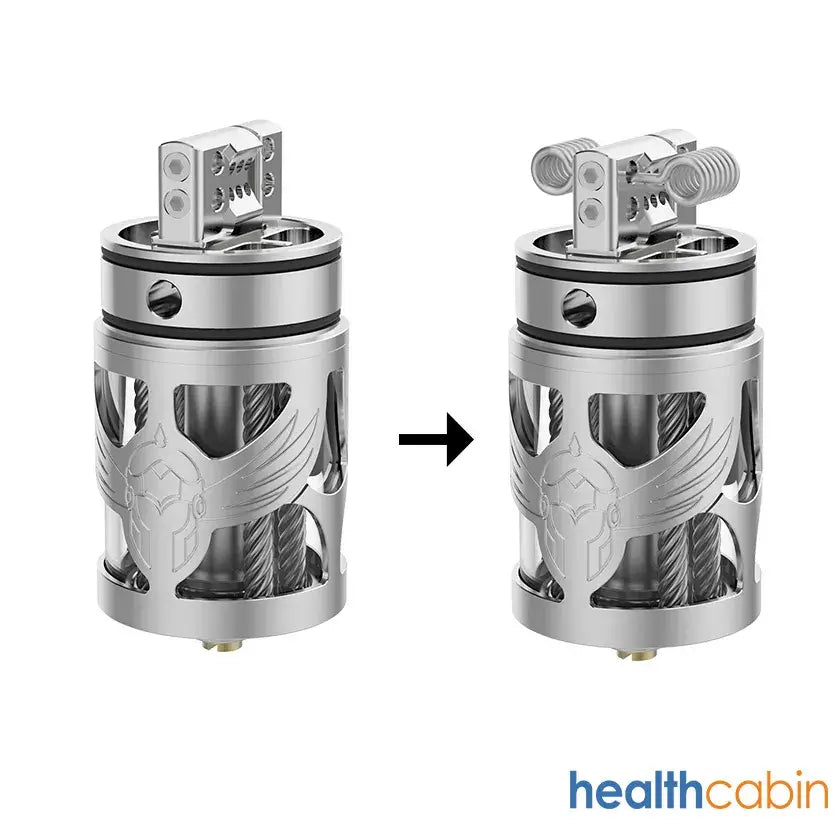 Brunhilde Top Coiler RTA by Vapefly showcasing precision engineering and sleek design features.