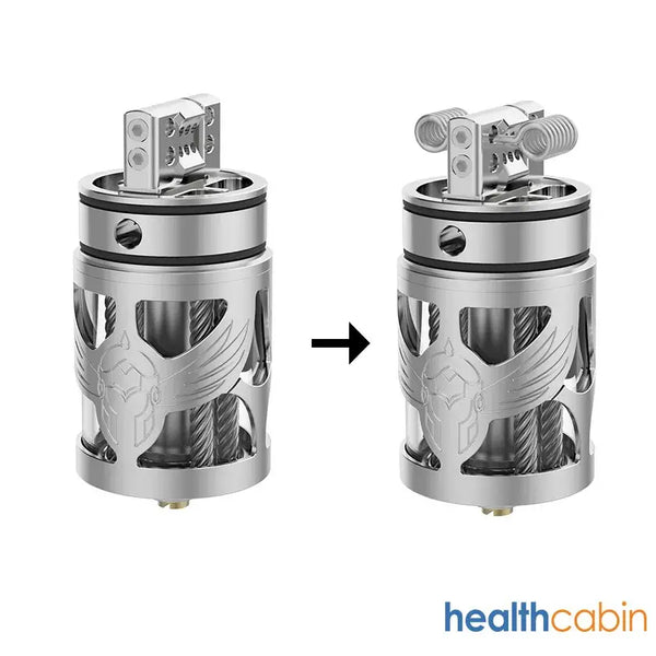 Brunhilde Top Coiler RTA by Vapefly showcasing precision engineering and sleek design features.