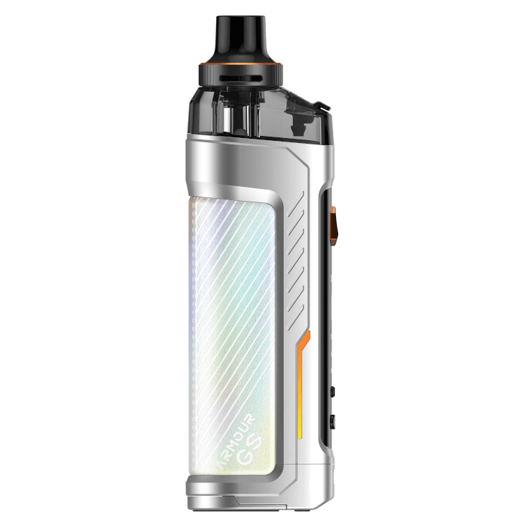 Vaporesso ARMOUR GS E-Zigaretten Set in silver, showcasing a sleek design and user-friendly features.