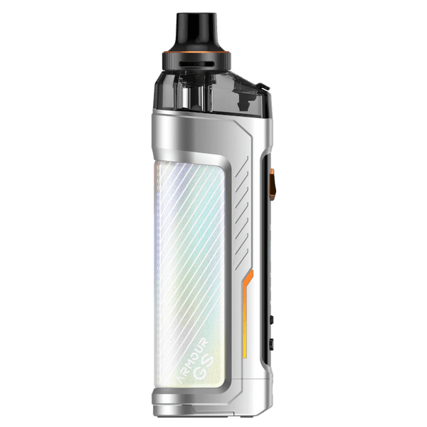 Vaporesso ARMOUR GS E-Zigaretten Set in silver, showcasing a sleek design and user-friendly features.